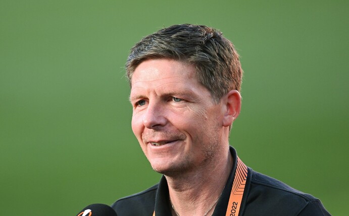 Eintracht-Cheftrainer Oliver Glasner freut sich auf die nächste Saison.