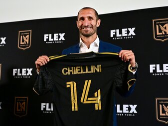 Der italienische Star-Verteidiger Giorgio Chiellini hat seinen Job beim US-Klub Los Angeles FC mit großer Vorfreude ang Der italienische Star-Verteidiger Giorgio Chiellini hat seinen Job beim US-Klub Los Angeles FC mit großer Vorfreude ang
