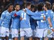 Miroslav Klose (m.) schoss Lazio Rom mit einem Doppelpack zum Sieg. Foto: Ettore Ferrari