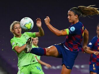 Fällt verletzt für Spanien bei der EM in England aus: Alexia Putellas. Fällt verletzt für Spanien bei der EM in England aus: Alexia Putellas.