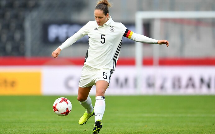 Die frühere Weltmeisterin Babett Peter bestritt insgesamt 118 Spiele für die DFB-Frauen.
