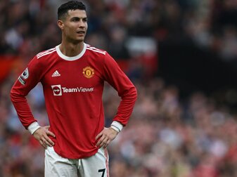 Ein Verkauf von Superstar Cristiano Ronaldo ist für Erik ten Hag, neuer Teammanager bei Manchester United, kein Thema. Ein Verkauf von Superstar Cristiano Ronaldo ist für Erik ten Hag, neuer Teammanager bei Manchester United, kein Thema.