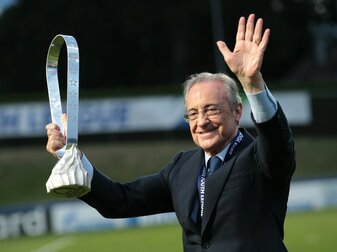 Will die Super League durchsetzen: Real Madrids Präsident Florentino Peréz. Will die Super League durchsetzen: Real Madrids Präsident Florentino Peréz.