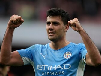 Hat bei Manchester City um drei Jahre verlängert: Rodrigo. Hat bei Manchester City um drei Jahre verlängert: Rodrigo.