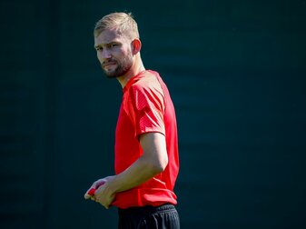 Wird von seinerm früheren Trainer bei Österreichs U21 hoch gelobt: Konrad Laimer von RB Leipzig. Wird von seinerm früheren Trainer bei Österreichs U21 hoch gelobt: Konrad Laimer von RB Leipzig.