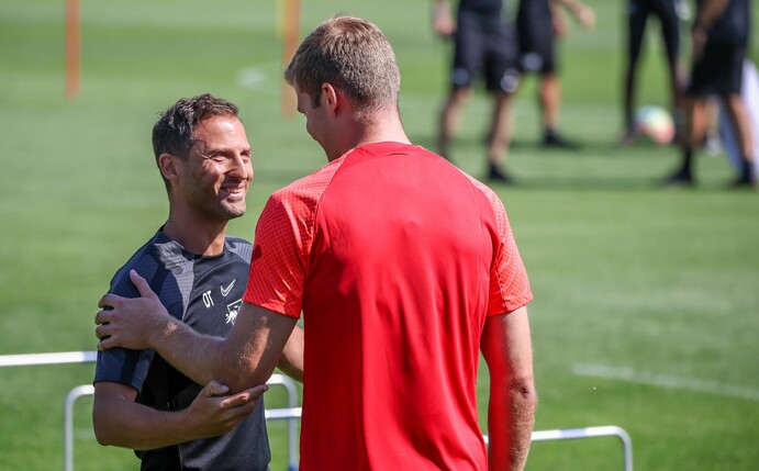 Bekommt von Leipzig-Trainer Domenico Tedesco viele lobende Worte: Alexander Sörloth.