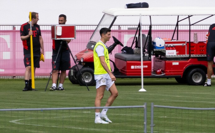 Trainiert weiter beim FC Bayern: Robert Lewandowski.