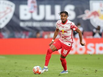 Top-Scorer Christopher Nkunku vom DFB-Pokalsieger RB Leipzig denkt nach seiner Vertragsverlängerung nicht an einen Abga