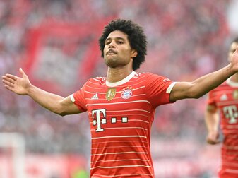 Er bleibt nun wohl doch: Serge Gnabry steht vor einer Vertragsverlängerung beim FCB. Foto: Kerstin Joensson/AFP via Getty Images Er bleibt nun wohl doch: Serge Gnabry steht vor einer Vertragsverlängerung beim FCB. Foto: Kerstin Joensson/AFP via Getty Images