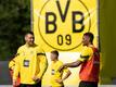 Training in der Schweiz: Die BVB-Neuzugänge Niklas Süle (l) und Sebastien Haller in Bad Ragaz.