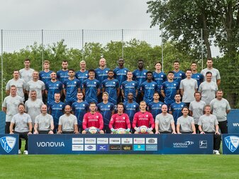 Mannschaftsfoto des Fußball-Bundesligisten VfL Bochum. Mannschaftsfoto des Fußball-Bundesligisten VfL Bochum.
