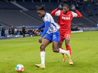 Kickt künftig wohl wieder in Belgien: Jordan Torunarigha (l). Kickt künftig wohl wieder in Belgien: Jordan Torunarigha (l).