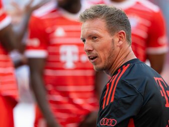 Trainer Julian Nagelsmann will die Offensive voranbringen. Trainer Julian Nagelsmann will die Offensive voranbringen.
