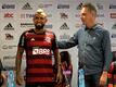 Will mit Flamengo Titel gewinnen: Arturo Vidal (l).