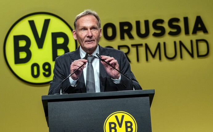 Für Hans-Joachim Watzke ist der FC Bayern weiterhin klarer Titelfavorit.