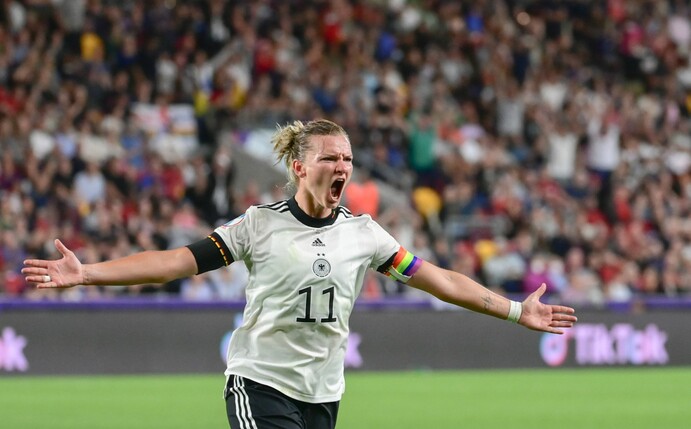 Hat schon vier Tore in dieser EM geschossen: Deutschlands Kapitänin Alexandra Popp.