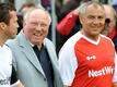 Uwe Seeler (l) und Felix Magath beim «Tag der Legenden» 2009.