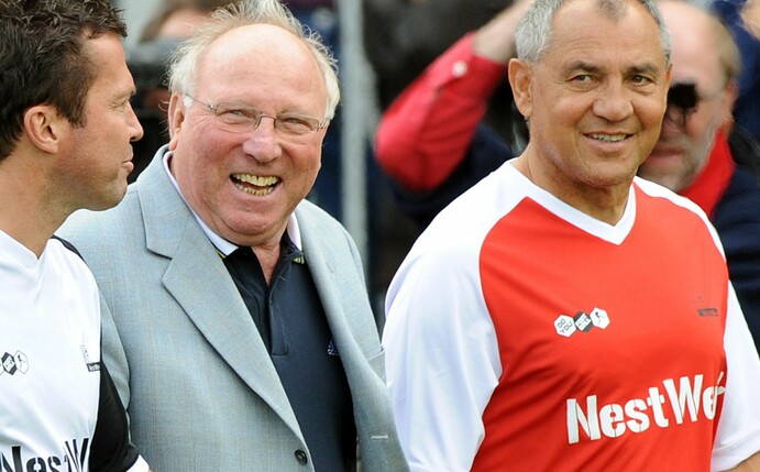 Lange verbunden: Uwe Seeler und Felix Magath.