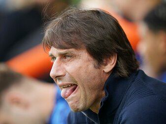 Ist nicht erfreut über Aussagen von Bayern-Trainer Nagelsmann: Spurs-Coach Antonio Conte. Ist nicht erfreut über Aussagen von Bayern-Trainer Nagelsmann: Spurs-Coach Antonio Conte.