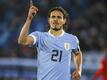 MONTEVIDEO, URUGUAY - JUNE 11: Edinson Cavani of Uruguay celebrates after scoring the first goal of his team during a match between Uruguay and Panama at Centenario Stadium on June 11, 2022 in Montevi