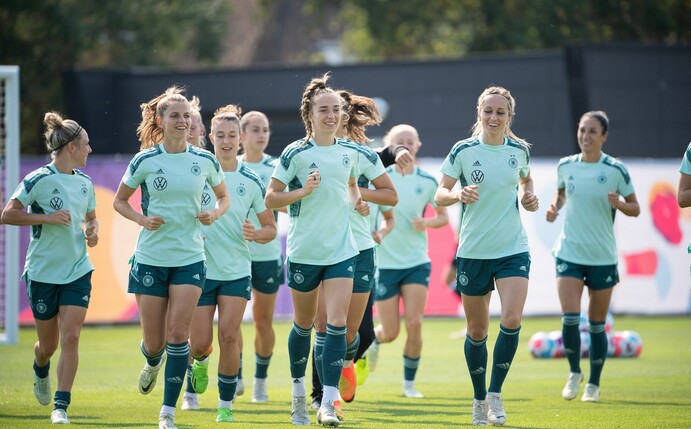 Die deutschen Fußballerinnen mussten bislang noch kein Gegentor im Turnier hinnehmen.