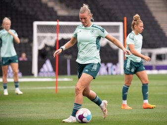 Deutschlands Alexandra Popp traf in allen vier EM-Spielen jeweils einmal. Deutschlands Alexandra Popp traf in allen vier EM-Spielen jeweils einmal.