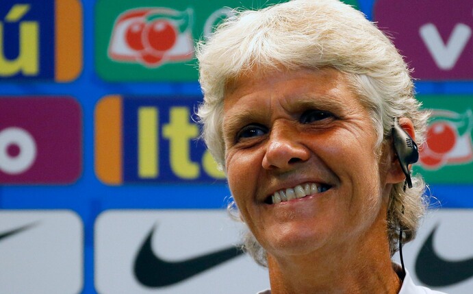 Die schwedische Trainerin Pia Sundhage trifft mit der brasilianischen Auswahl im Finale der Copa America auf Kolumbien.