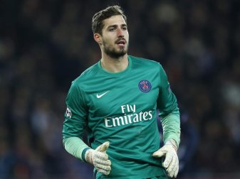 PSG-Torwart Kevin Trapp gibt sich selbstbewusst. Foto: Yoan Valat PSG-Torwart Kevin Trapp gibt sich selbstbewusst. Foto: Yoan Valat