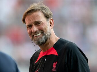 Wünscht den DFB-Frauen viel Erfolg für das EM-Halbfinale gegen Frankreich: Jürgen Klopp. Wünscht den DFB-Frauen viel Erfolg für das EM-Halbfinale gegen Frankreich: Jürgen Klopp.