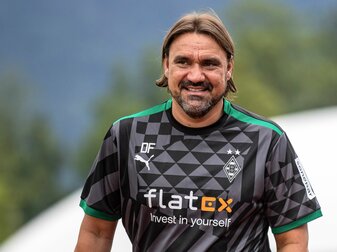 Kommt bei den Gladbach-Profis gut an: Trainer Daniel Farke. Kommt bei den Gladbach-Profis gut an: Trainer Daniel Farke.