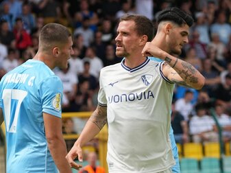 Simon Zoller brachte Bochum beim VfL-Sieg bei Viktoria Berlin in Führung. Simon Zoller brachte Bochum beim VfL-Sieg bei Viktoria Berlin in Führung.