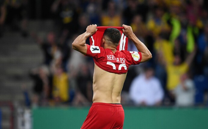 Herthas Marc Oliver Kempf verschoss den entscheidenden Elfmeter.