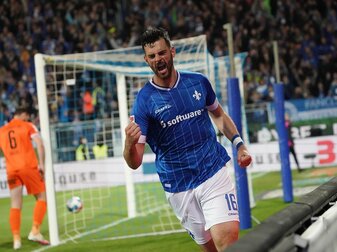 Soll das Interesse vom VfB Stuttgart geweckt haben: Ex-Darmstadt-Profi Luca Pfeiffer.