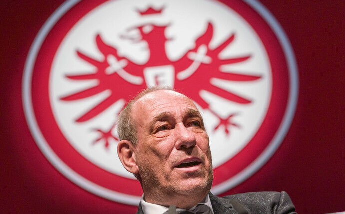 Der Präsident des Fußball-Bundesligisten Eintracht Frankfurt: Peter Fischer.