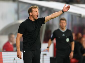 Trainer Julian Nagelsmann hat Verständnis dafür, dass die Investitionen der Bayern die Erwartungshaltung erhöhen. Trainer Julian Nagelsmann hat Verständnis dafür, dass die Investitionen der Bayern die Erwartungshaltung erhöhen.