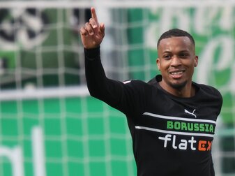Seit 2018 bei Borussia Mönchengladbach: Alassane Plea hat seinen Vertrag bis 2025 verlängert.