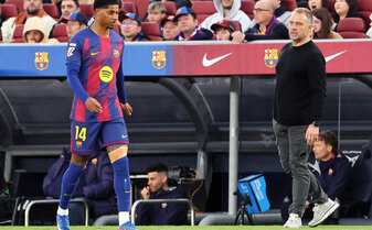 spanien-la-liga-fc-barcelona-hans-dieter-flick-100-spiele