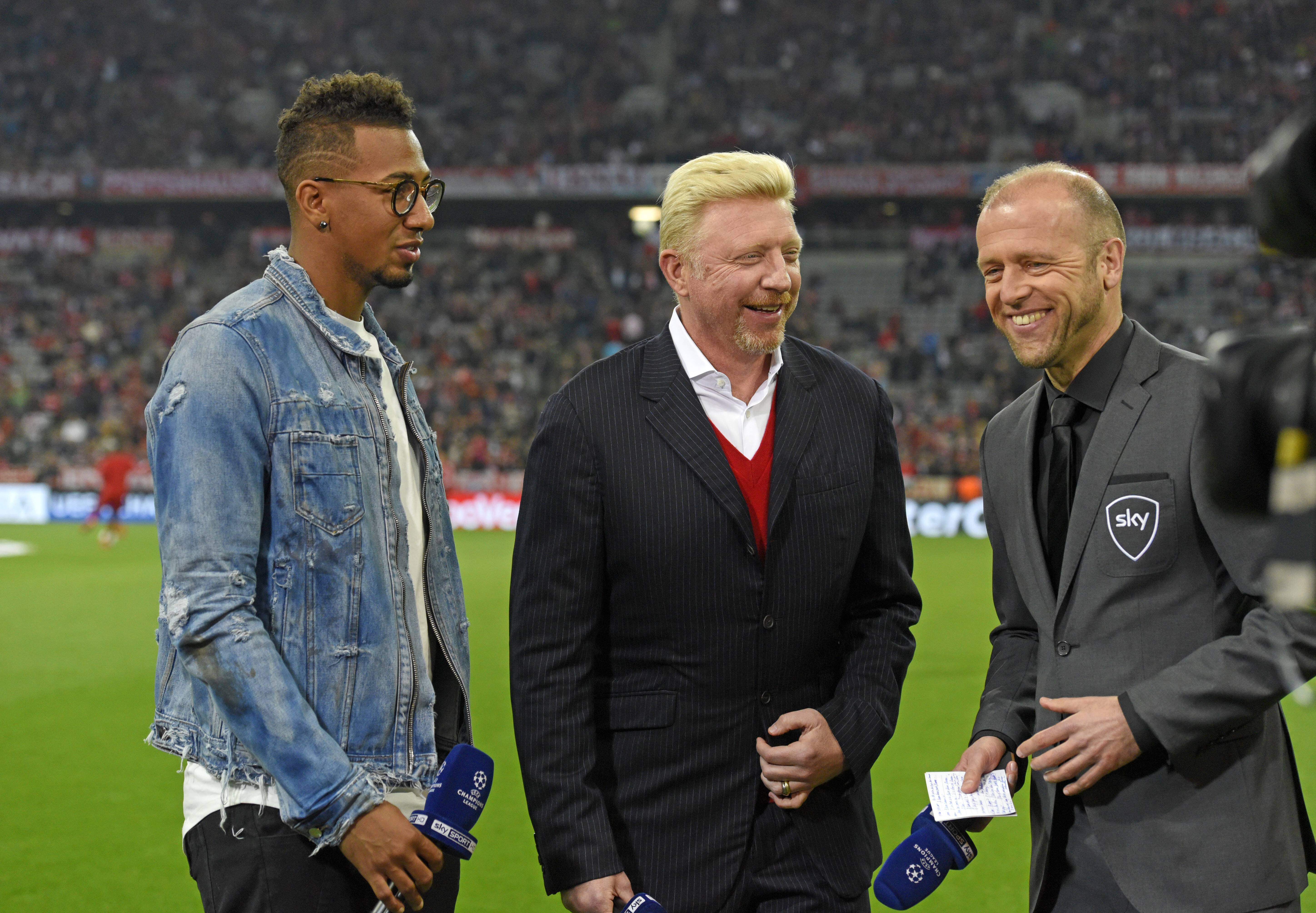 Boris Becker vor dem CL-Finale 2001 zur Frage nach Unterschieden über Mannschafts- und Einzelsport...