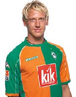 Sein spielentscheidendes Tor war gleichzeitig sein erstes für Werder in der Bundesliga: Frank Fahrenhorst