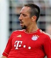 Die Bayern gewannen trotz seines Platzverweises: Franck Ribery