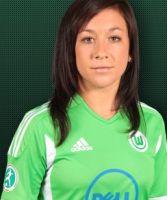 Köpfte zum Ausgleich für Wolfsburg ein: Nadine Keßler