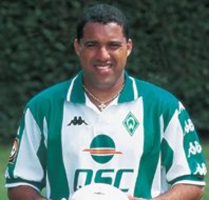 Sein Doppelpack verhalf Werder zu Platz drei, die gleiche Position, die er im Torjägerranking erreichte: Goncalves da Silva Ailton